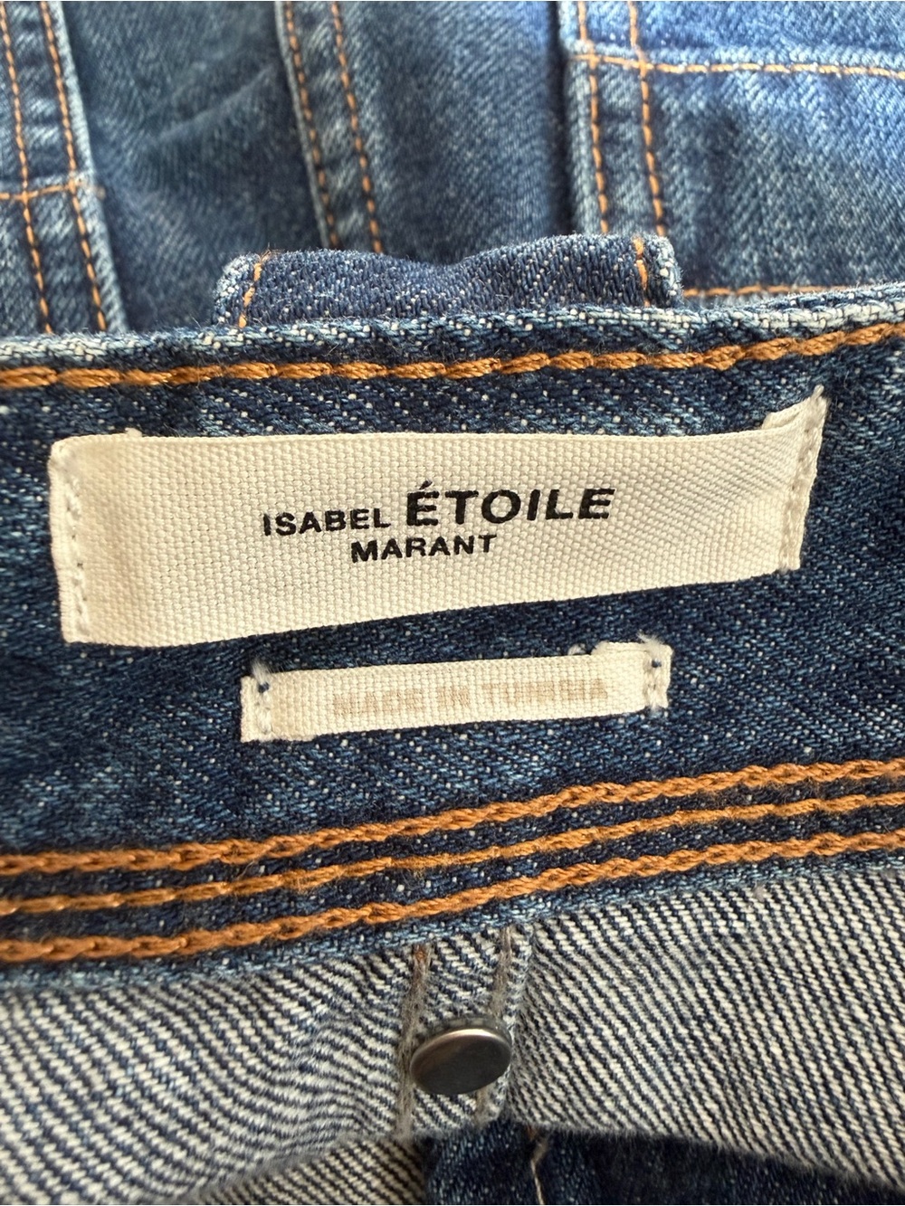 Isabel Marant Étoile Neko Denim Tapered Trousers Size 34 / XS US 2 - Picture 11 of 14